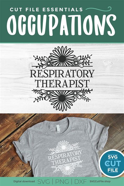 Respiratory Therapist Svg Rt Sublimation Svg Breath Svg Rrt Svg Crt