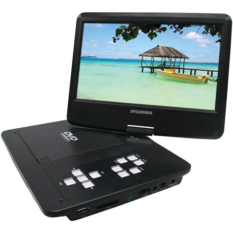 Sylvania Portable 133 Inch Widescreen Multi Media Dvd Player Ideal For