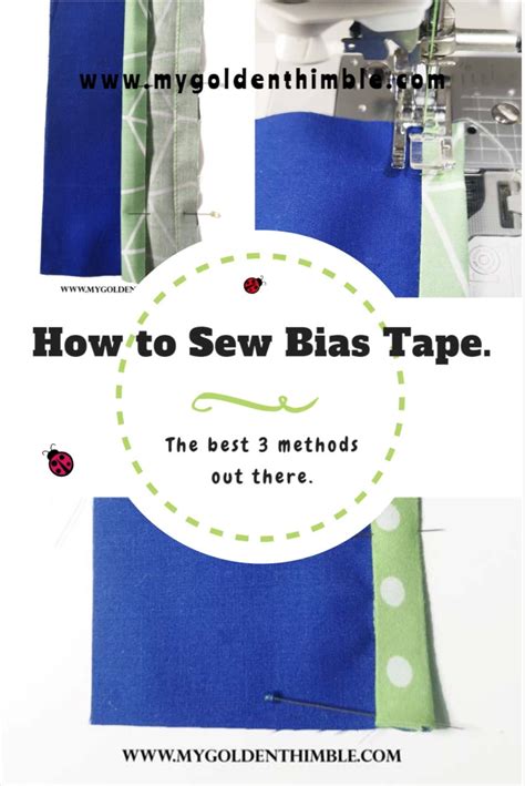 How To Sew Bias Tape The Best 3 Methods Out There Sewing Bias Tape