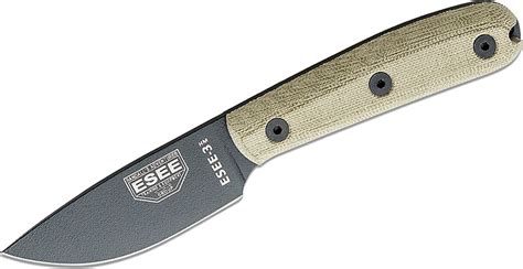 Esee Knives Esee 3hm Fixed Blade Knife Wblack Drop Point Blade Brown