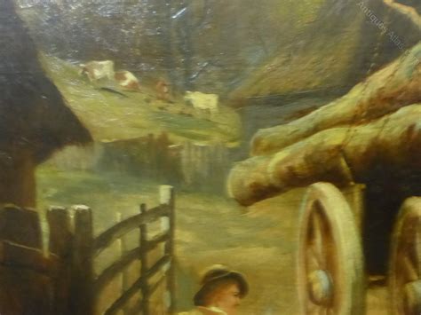 Antiques Atlas Very Large Oil Painting By Frederick Hodgson