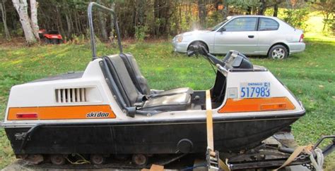 1973 Skidoo Elite Side By Side Vintage Snowmobile Kensington Pei