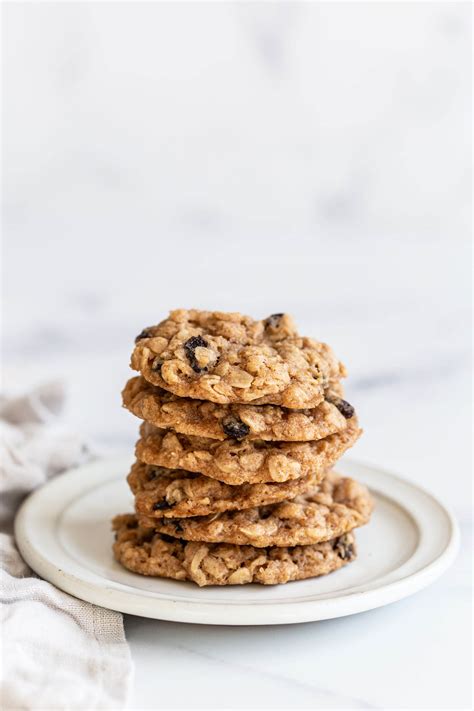 Chewy Vegan Oatmeal Raisin Cookies The Full Helping