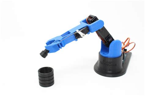 Simple 3d Printed Robotic Arm Uses Compliant Mechanism Hackaday