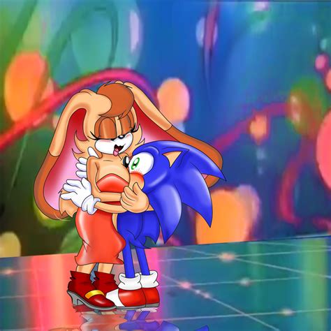 Vanilla And Sonic Date Snuggles Dance By Classicsonicsatam On Deviantart