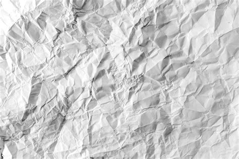 White Crumpled Paper · Free Stock Photo