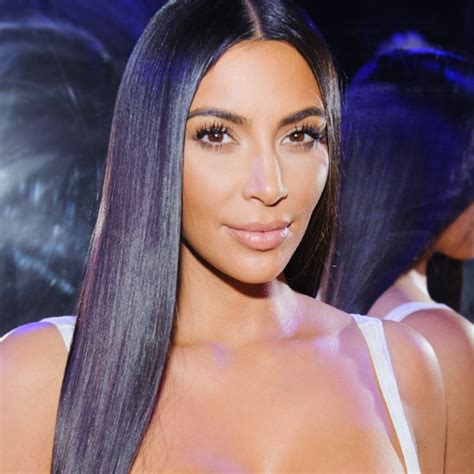 Photos From How Kim Kardashians Hairstylist Achieves Straight Sleek Hair
