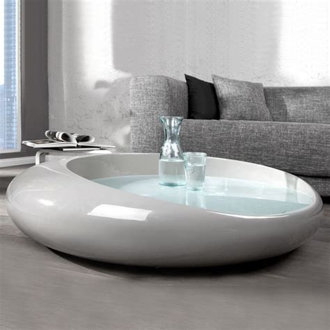 85 x 55 x 31 cm (l x b x h) basisgröße: DESIGNER COUCHTISCH ELIPTICAL WEISS HOCHGLANZ HIGH GLOSS ...