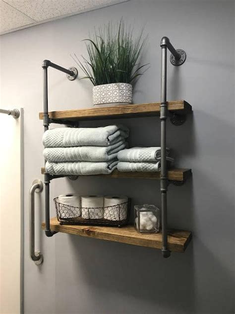 Free shipping on prime eligible orders. 40+ Bathroom Shelf Ideas You Can Build Yourself ...