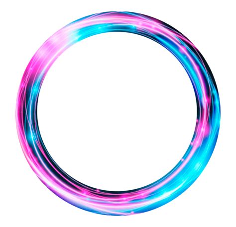 Pink Neon Frame Png