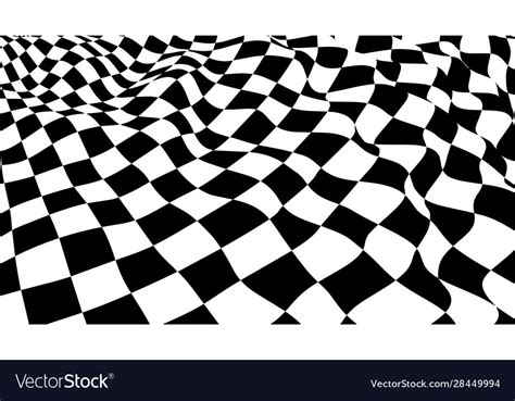 Optical Illusion Checker Texture Royalty Free Vector Image