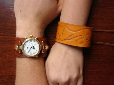 This $300 watch strap is made from scraps we had a friend come to visit who needed his fake vegetable tanned leather. DIY Watches That Are Stylish and Practical