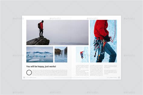 Indesign Minimalist Magazine Layout By Graphhost Graphicriver