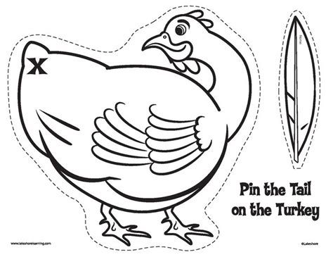 Students Take Turns Pinning The “tail” On The Turkey With This