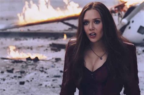 Elizabeth Olsen Wishes Her Scarlet Witch Costume Showed Less Cleavage