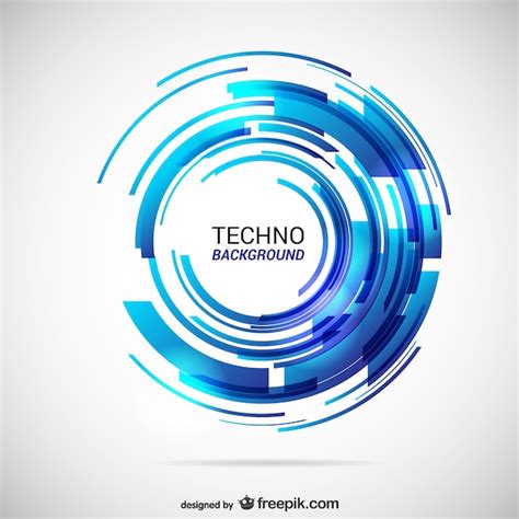 Free Vector Abstract Techno Background