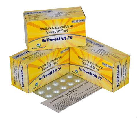 Nifedipine 20 Mg Tablet Packaging Type Blister Packaging Size 10 X 10 At Rs 30 Box In Surat
