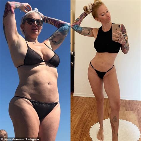 Jenna Jameson Reveals Toned Tummy In A Bikini After 80lbs Weight Loss Daily Mail Online