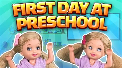 Barbie The Twins First Day At Preschool Ep97 Youtube