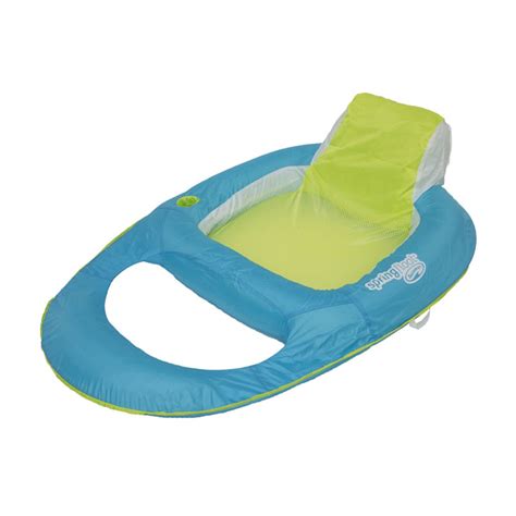 swimways spring float recliner limeaqua splash super center