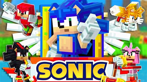 Minecraft Sonic The Hedgehog Bedrock Dlc Mashup Pack Youtube
