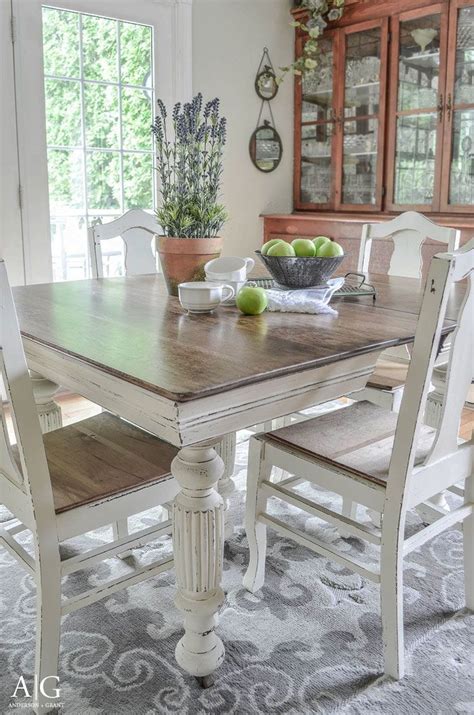 Chalk Painted Dining Tables Brengosfilmitali