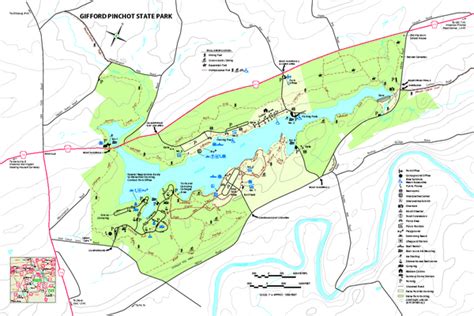 Ford Pinchot State Park Map Islands With Names