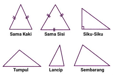 Jenis Jenis Segitiga Beserta Gambarnya Pulpent Otosection Riset