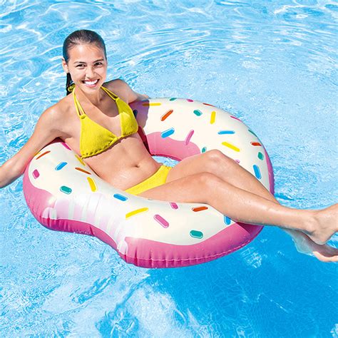 intex 42 donut tube swimming pool river and beach inflatable float ebay