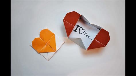 Origami Heart Box Time Lapse Youtube