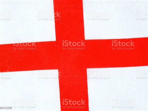 St Georges Cross National Flag Of England Stock Photo Download Image