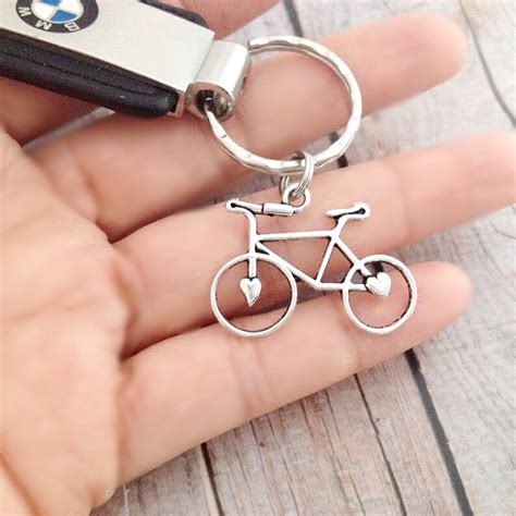 Bicycle Keychain Bicycle Key Ring Personalized Keychain Etsy India