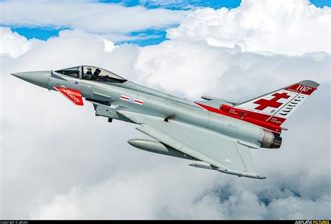 Zk315 Royal Air Force Eurofighter Typhoon Fgr4 At In Flight