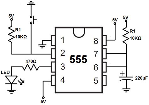 How Do I Calculate The Total Resistance On A Circuit With A 555 Timer