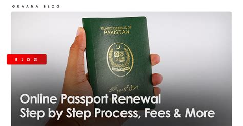 online passport renewal step by step process fees and more