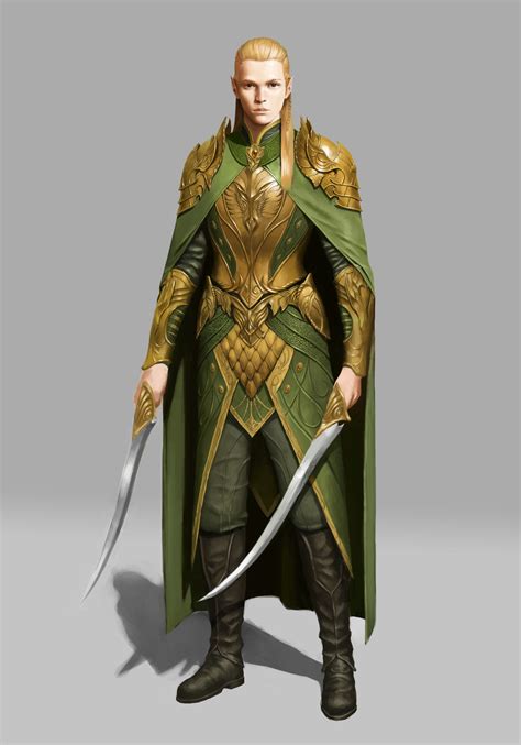 Artstation Elf Hwang Hyunsoo Fantasy Warrior Warrior Concept Art