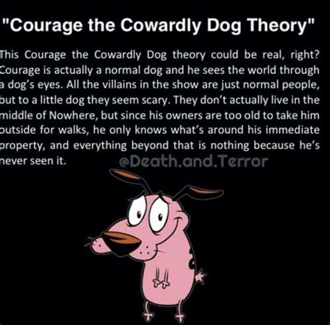 Courage The Cowardly Dog Theory Scary Creepy Stories Creepy Movies