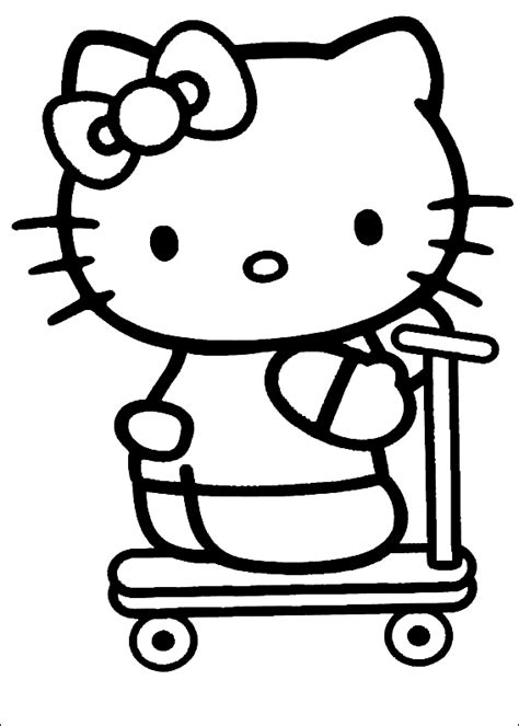 Disegno 12 Di Hello Kitty Da Colorare