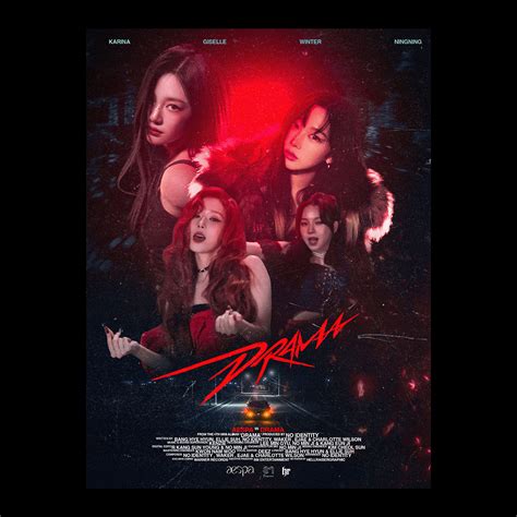 Aespa 에스파 Drama Mv Poster Behance