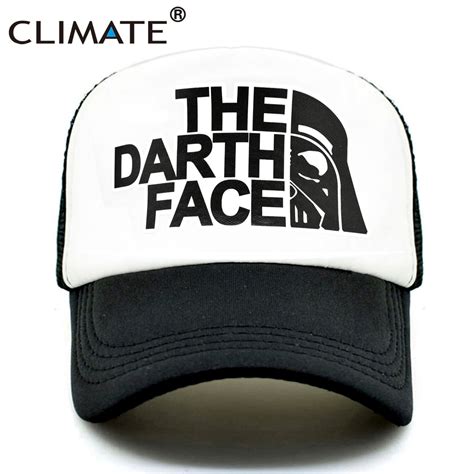 CLIMATE Darth Trucker Cap Star Darth Wars Funny Caps Men The Darth Face Hat Baseball Cap Cool 