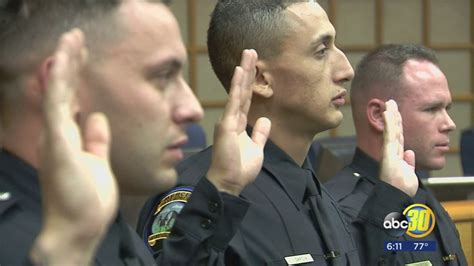 Merced Police Department Swears In Three New Officers Abc30 Fresno