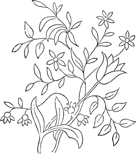 Flora S Colors Free Hand Embroidery Pattern Flower An
