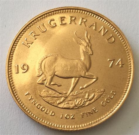 South Africa 1 Krugerrand 1974 1 Oz Gold Catawiki