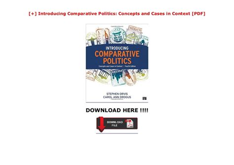 Introducing Comparative Politics Concepts And Cases In Context Pdf