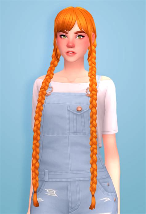 Simmandy Cute And Soft Braids ♥ Oh Look Unedited Preview Sims