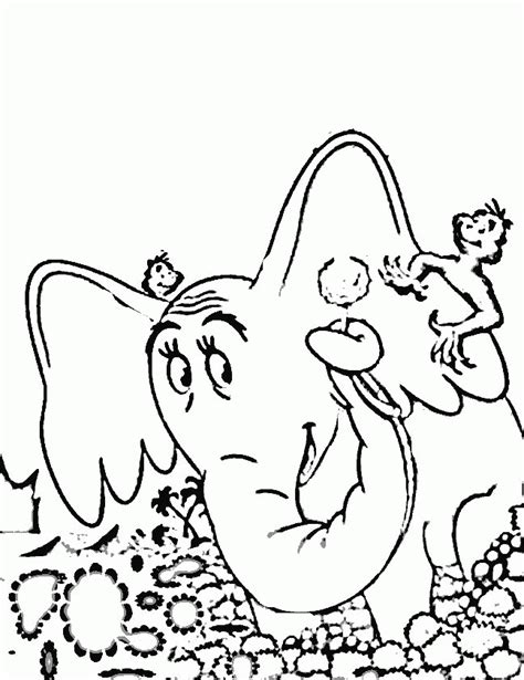Dr Seuss Horton Hears A Who Coloring Pages - Coloring Home