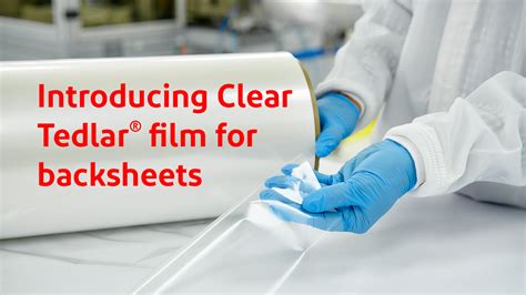 Clear Tedlar Film For Backsheets Dupont