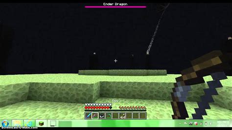 How To Beat The Enderdragon In Minecraft Youtube