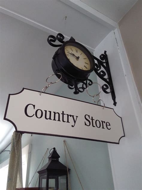 Country Store Sign Personalized Street Signs Rustic Street Etsy