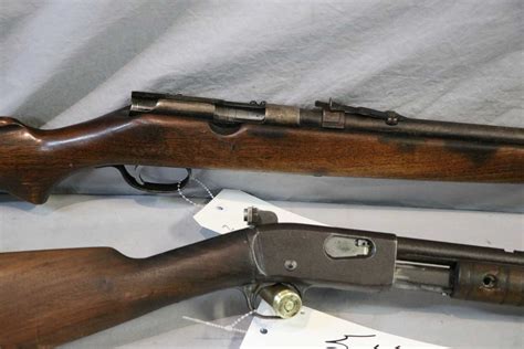 Lot Of Two Firearms Remington Model 12 A 22 Lr Cal Tube Fed Pump